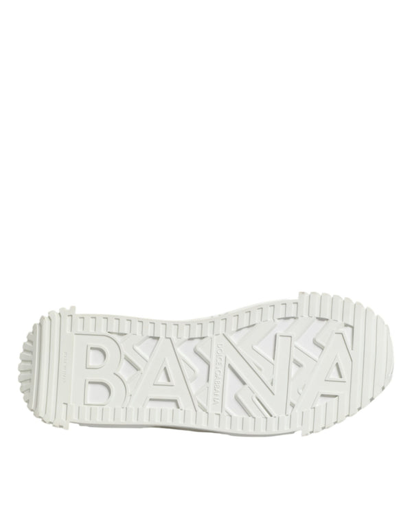 Weiß Baumwolle NS1 Low Top Turnschuhe Schuhe