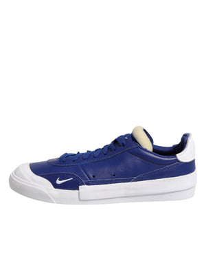 Weiß Blau Lace Up Low Top Drop-Type PRM Turnschuhe Schuhe
