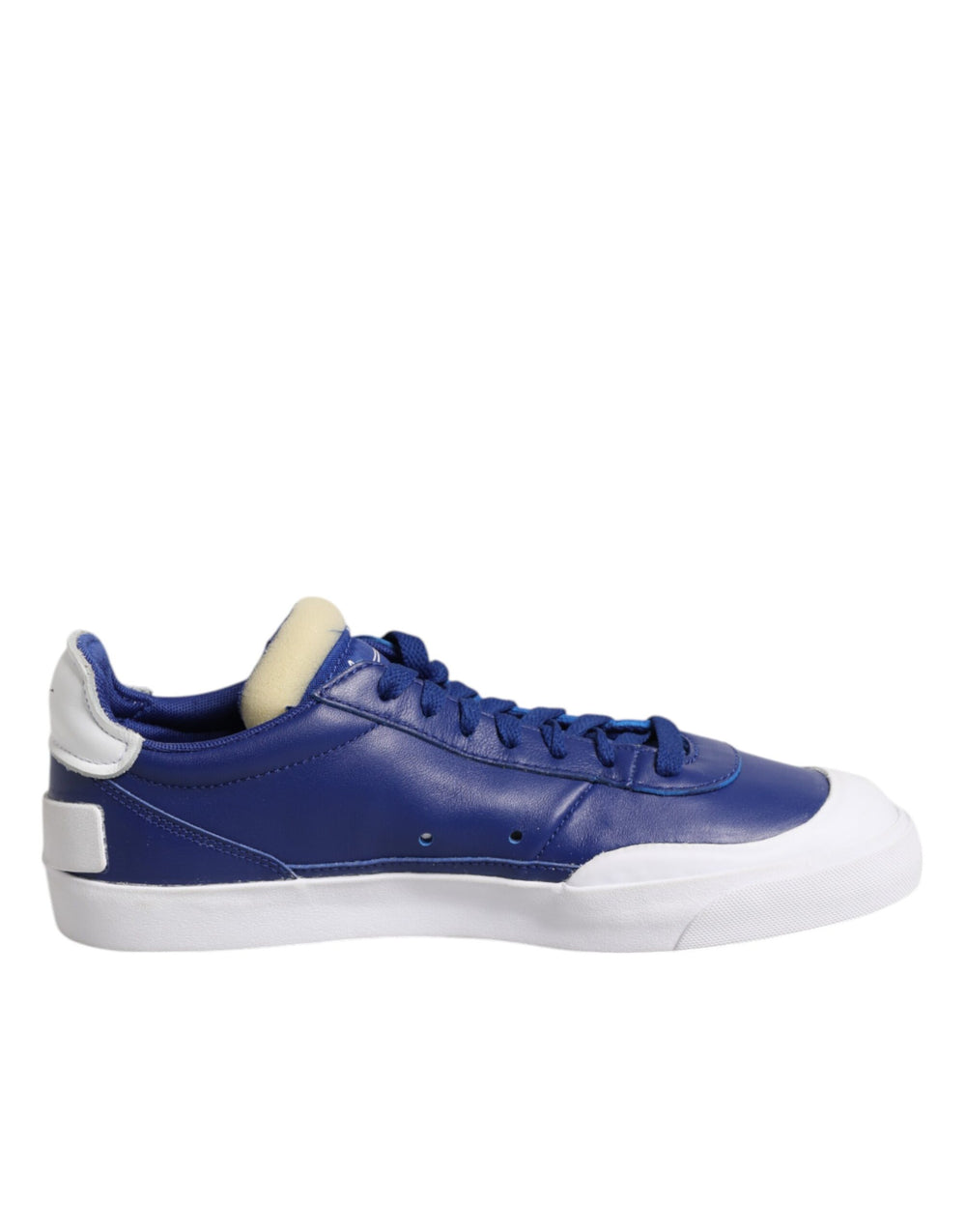 Weiß Blau Lace Up Low Top Drop-Type PRM Turnschuhe Schuhe
