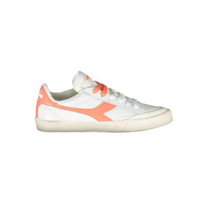 Weißes Leder Damen Sneaker