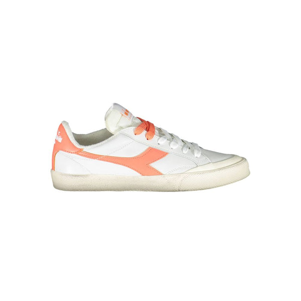Weißes Leder Damen Sneaker
