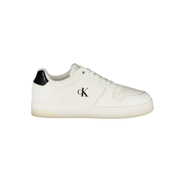 Weißes Leder Damen Sneaker