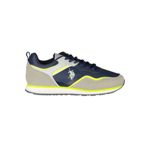 Blauer Polyester Sneaker