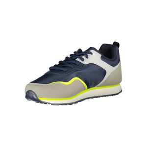 Blauer Polyester Sneaker