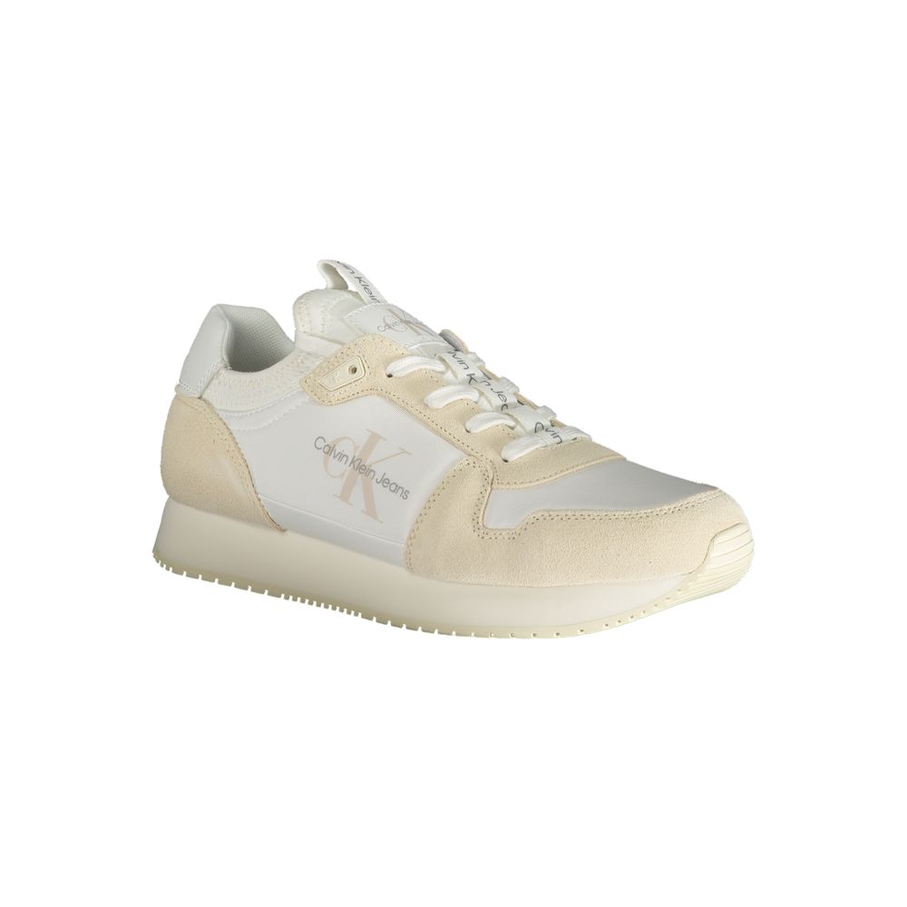 Sneaker aus weißem Polyester