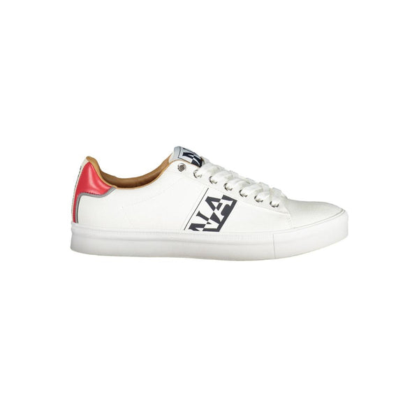 Weiß Polyester Männer Sneaker