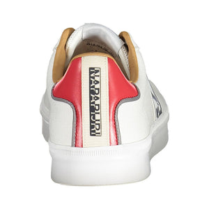 Weiß Polyester Männer Sneaker