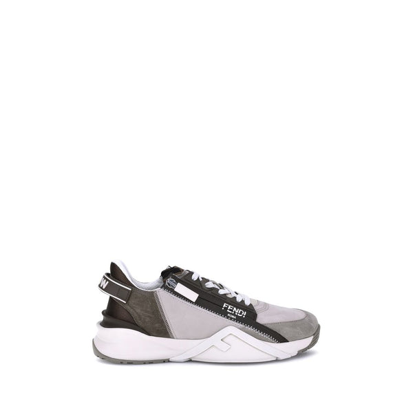Beigefarbene Sneakers aus Kalbsleder Bos Taurus im Low-Top-Design