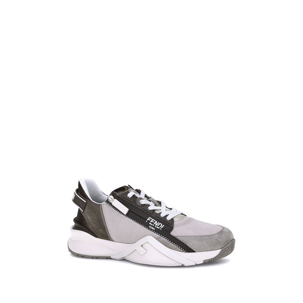 Beigefarbene Sneakers aus Kalbsleder Bos Taurus im Low-Top-Design