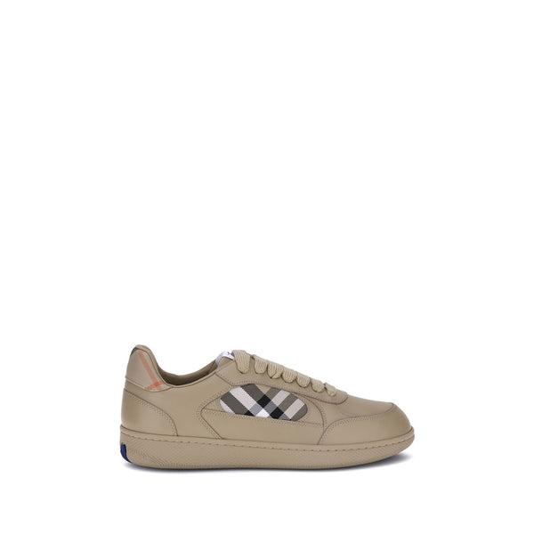 Beige Gummisohle Sneakers mit niedrigem Schaft