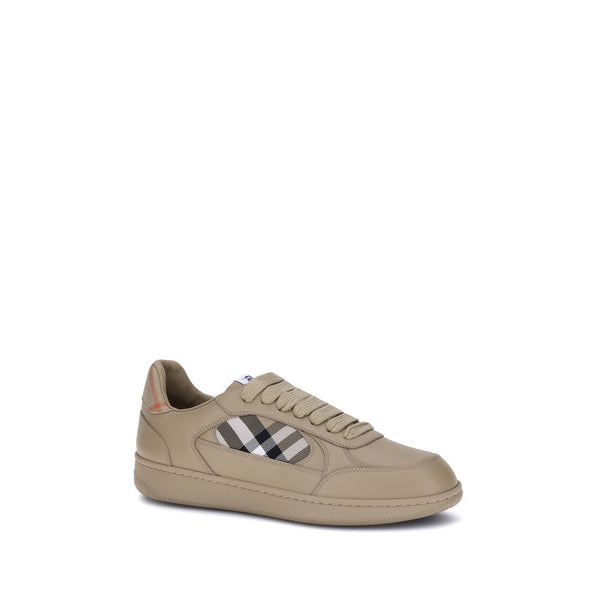 Beige Gummisohle Sneakers mit niedrigem Schaft