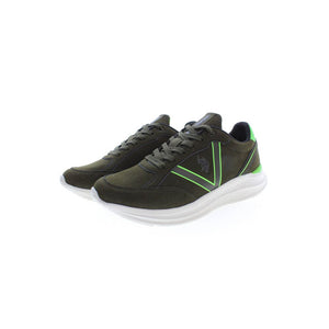 Grüner Polyester Herren Sneaker