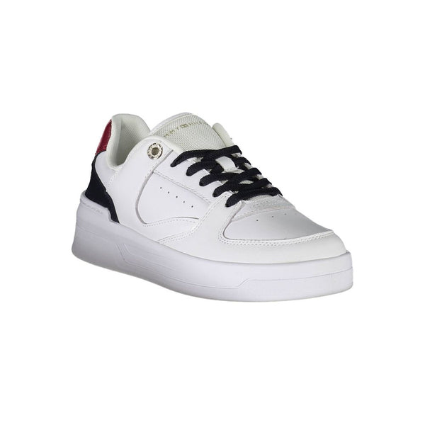 Weißes Leder Damen Sneaker