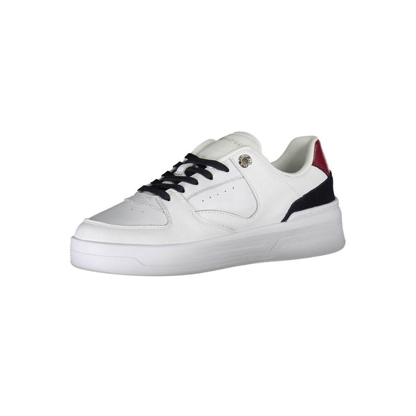 Weißes Leder Damen Sneaker