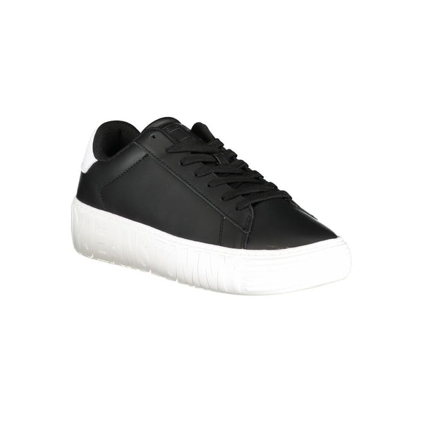 Schwarzer Polyethylen Herren Sneaker