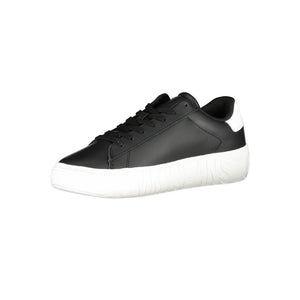 Schwarzer Polyethylen Herren Sneaker