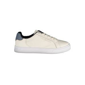 Beige Leder Damen Sneaker