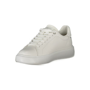 Weißes Leder Damen Sneaker