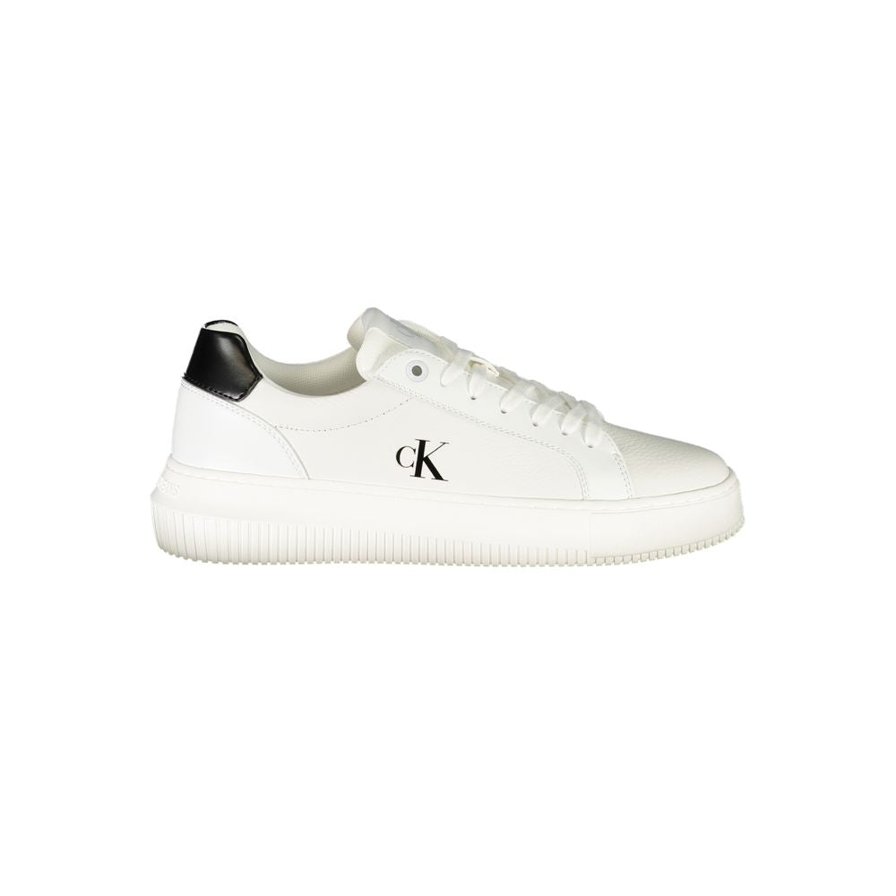 Weißes Leder Damen Sneaker