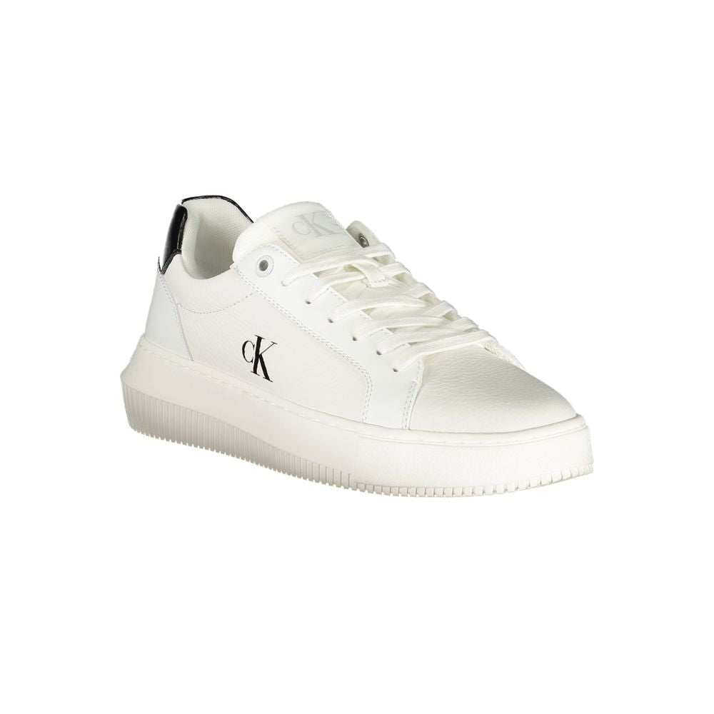 Weißes Leder Damen Sneaker