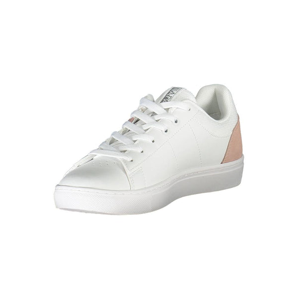 Weißes Leder Damen Sneaker