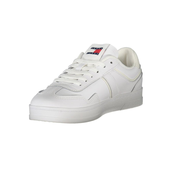 Weißes Polyethylen Damen Sneaker
