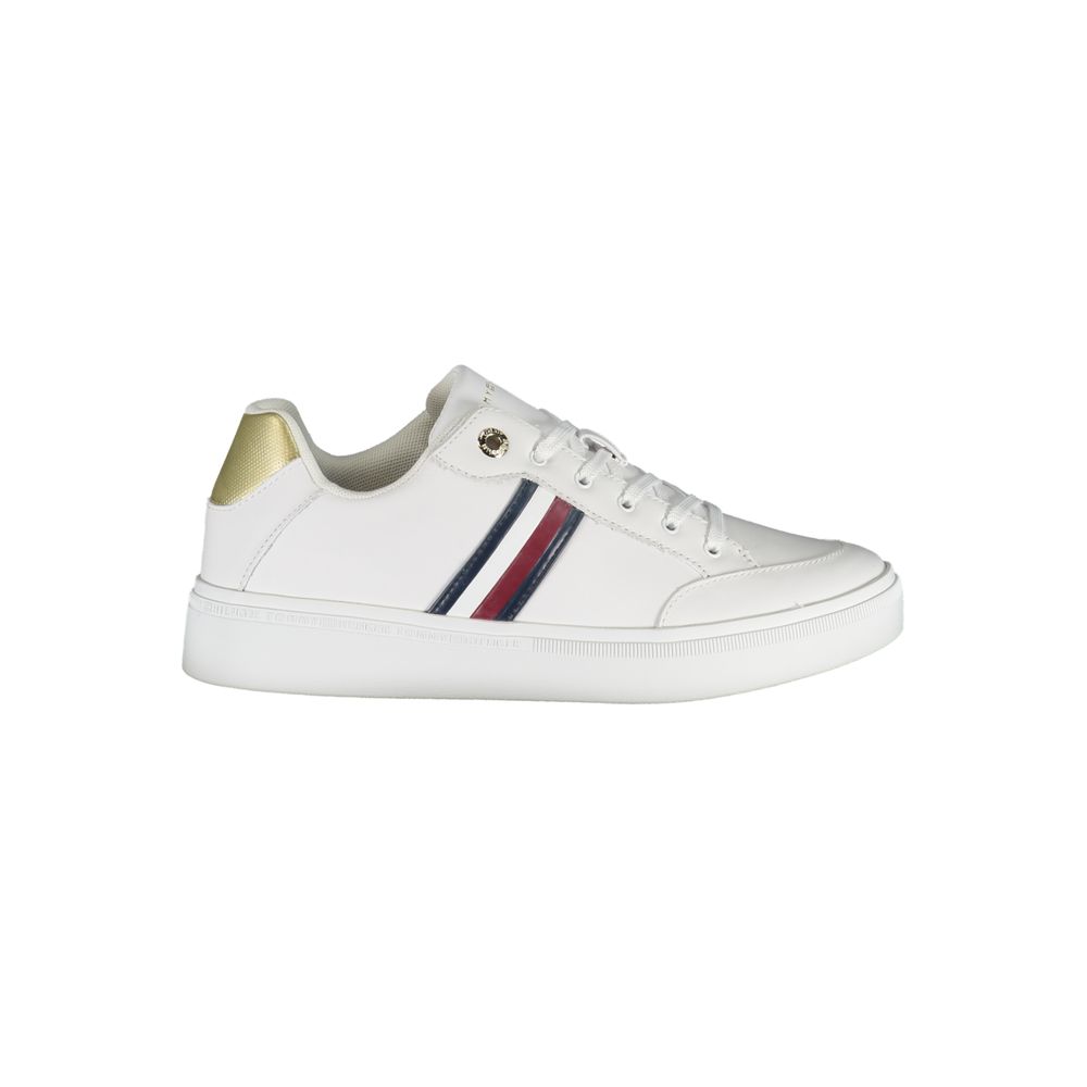 Weißes Leder Damen Sneaker
