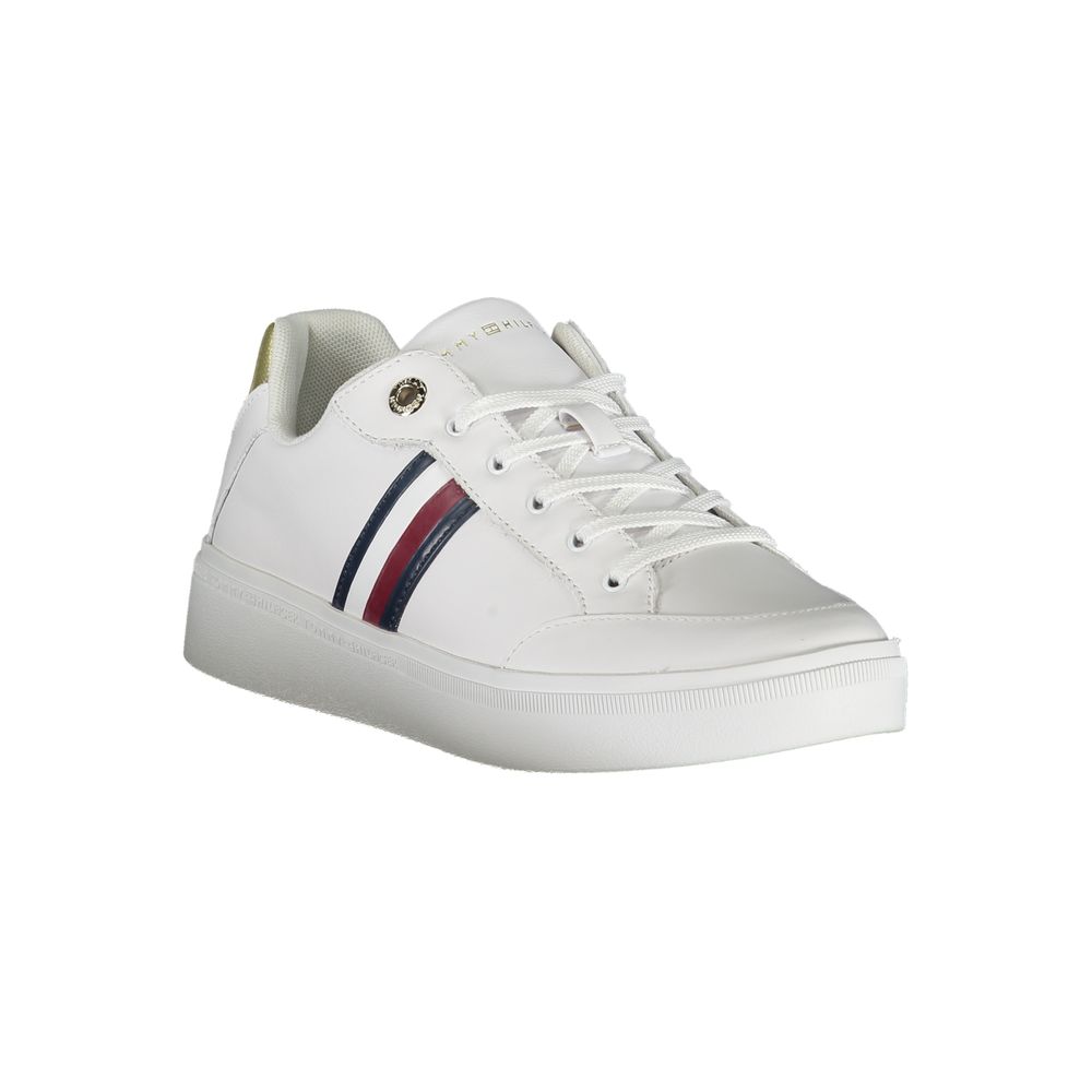 Weißes Leder Damen Sneaker