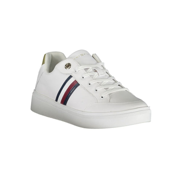 Weißes Leder Damen Sneaker