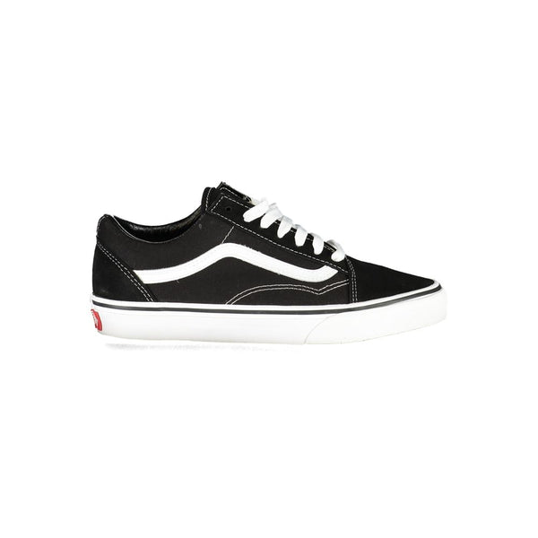 Schwarzes Leder Herren Sneaker