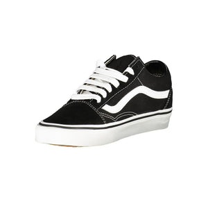 Schwarzes Leder Herren Sneaker