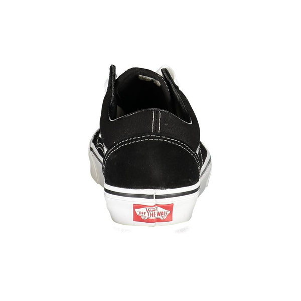 Schwarzes Leder Herren Sneaker