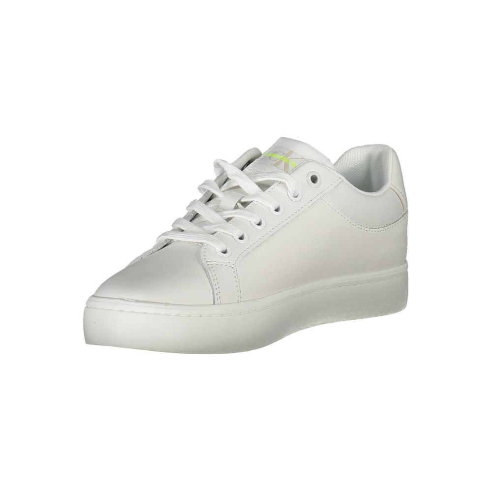 Weißes Leder Damen Sneaker