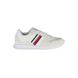 Weiß Polyester Männer Sneaker