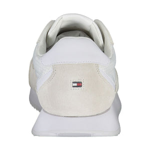 Weiß Polyester Männer Sneaker