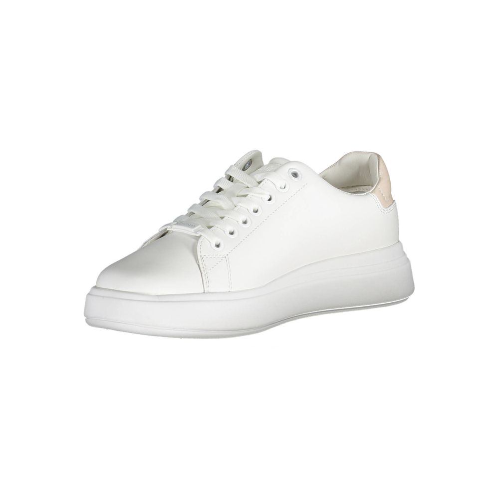 Weißes Leder Damen Sneaker