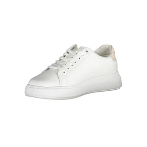 Weißes Leder Damen Sneaker