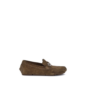 Elegante braune Gummilaufschuhe
