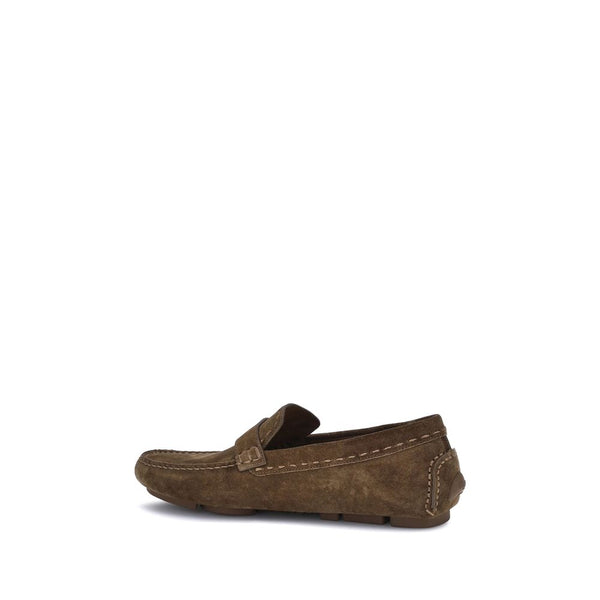 Elegante braune Gummilaufschuhe