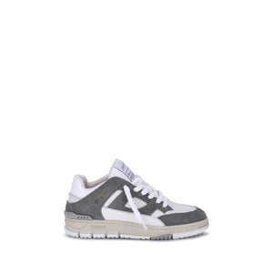Graue Gummisohle Sneakers mit niedrigem Schaft