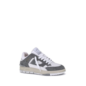 Graue Gummisohle Sneakers mit niedrigem Schaft