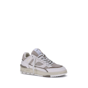 Weiße Kalbshaut Bos Taurus Sneakers mit niedrigem Schaft