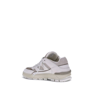 Weiße Kalbshaut Bos Taurus Sneakers mit niedrigem Schaft