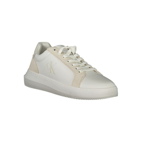 Weißes Polyethylen Herren Sneaker