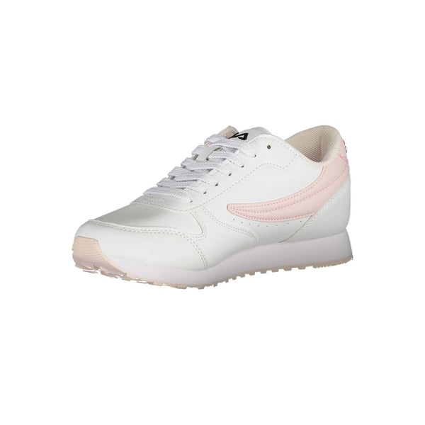 Weiß Synthetik Damen Sneaker