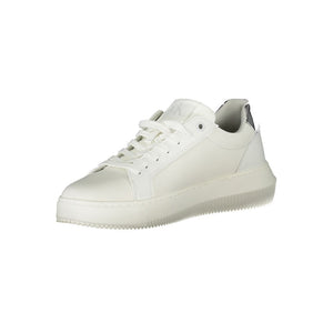 Weißes Polyethylen Damen Sneaker