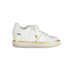 Weißer Polyester Damen Sneaker
