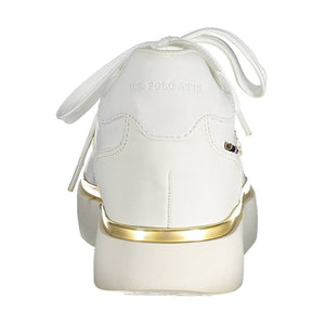 Weißer Polyester Damen Sneaker