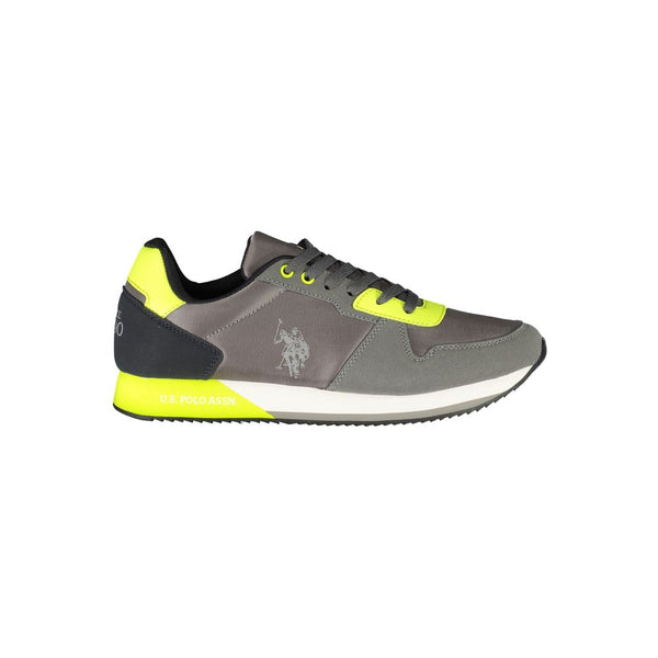 Brauner Polyester Herren Sneaker