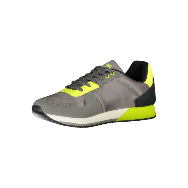 Brauner Polyester Herren Sneaker